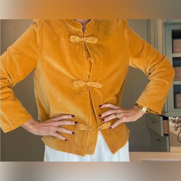 Julia Amory Jackets & Blazers - JULIA AMORY madarian velvet jacket